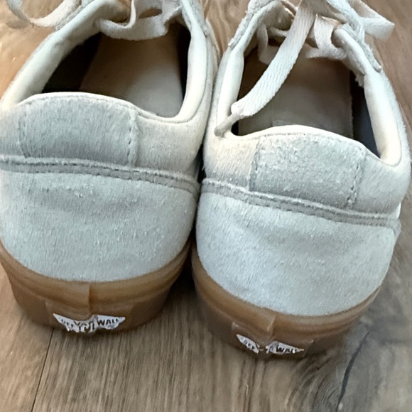 Vans Women Beige Suede Sneakers - Picture 7 of 11